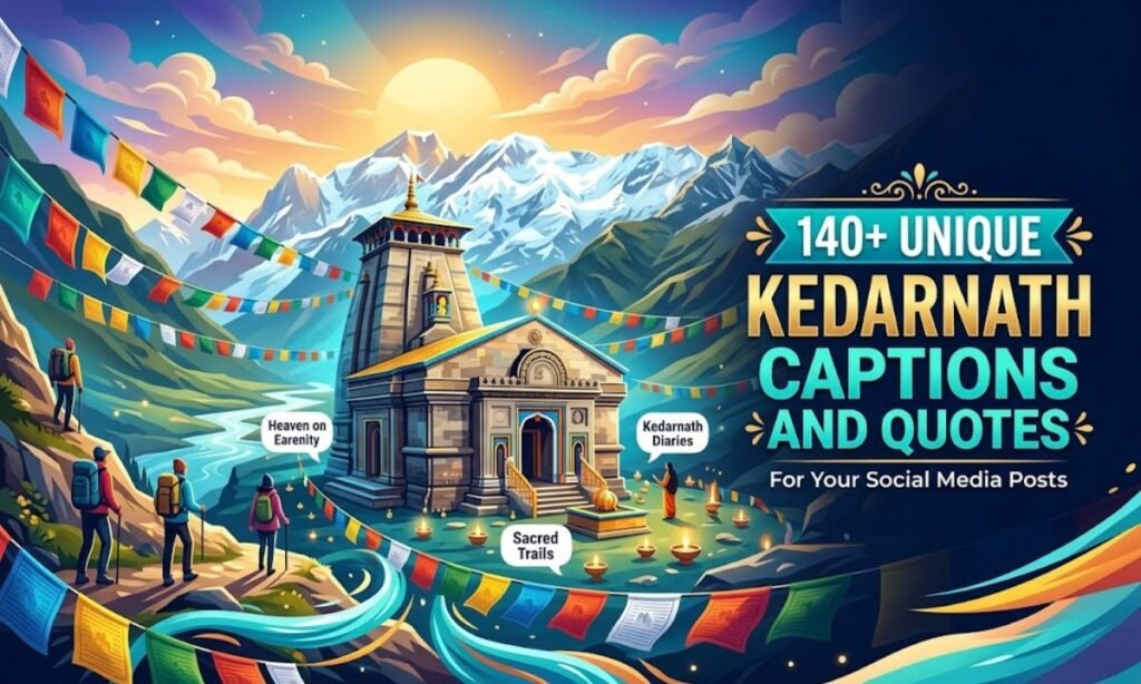 140+ Unique Kedarnath Captions and Quotes