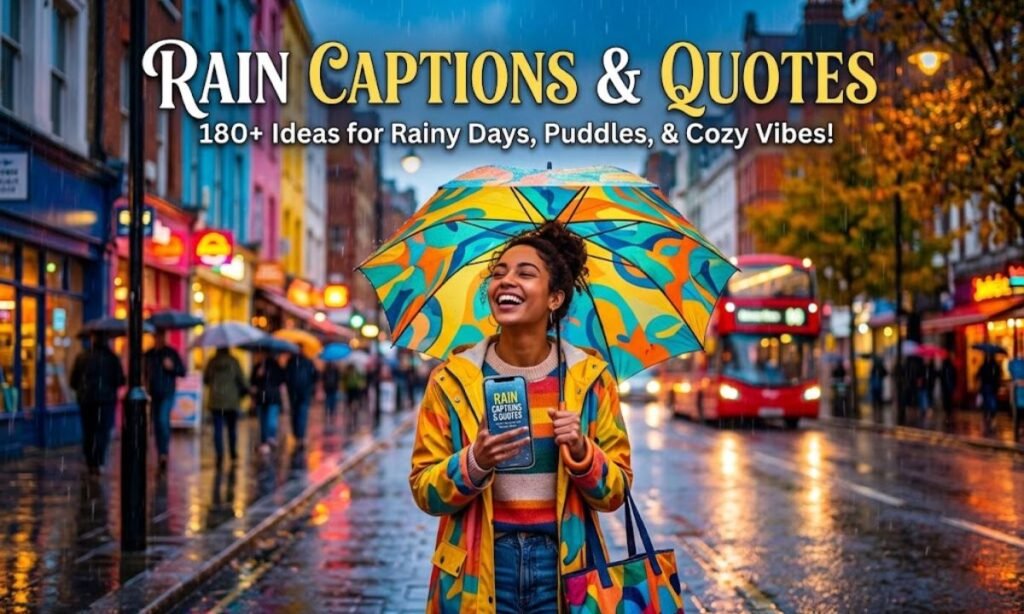 180+ Rain Captions and Quotes 