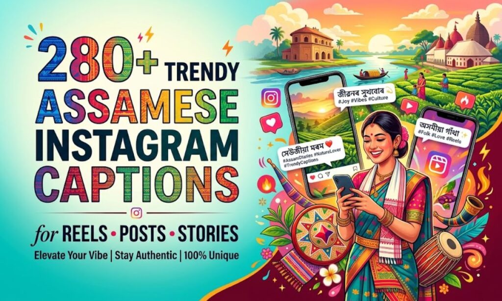 280+ Trendy Assamese Instagram Captions for Reels, Posts & Stories