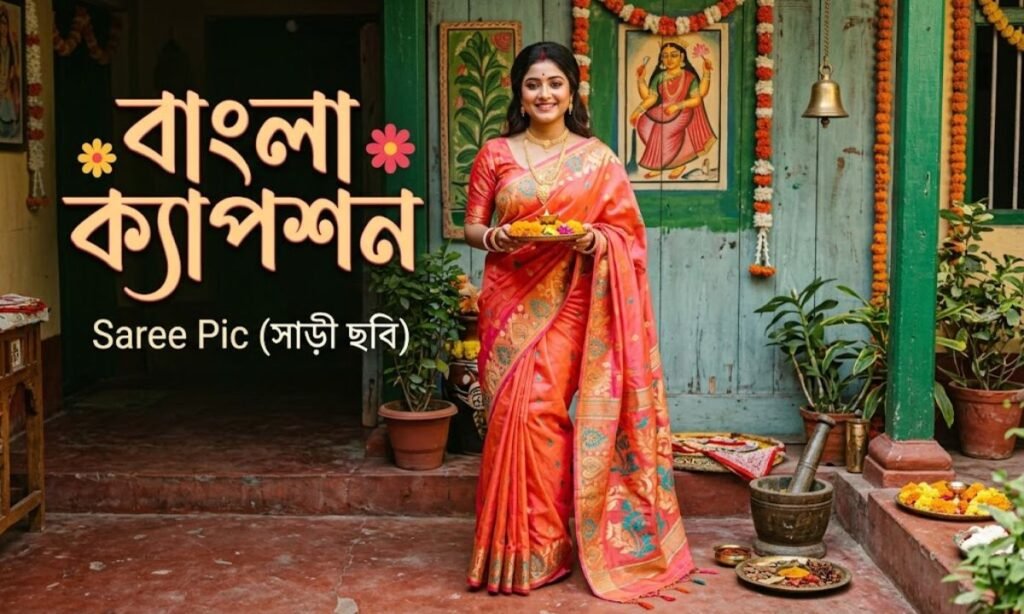 Bengali Caption for Saree Pic (বাংলা ক্যাপশন) 🌸
