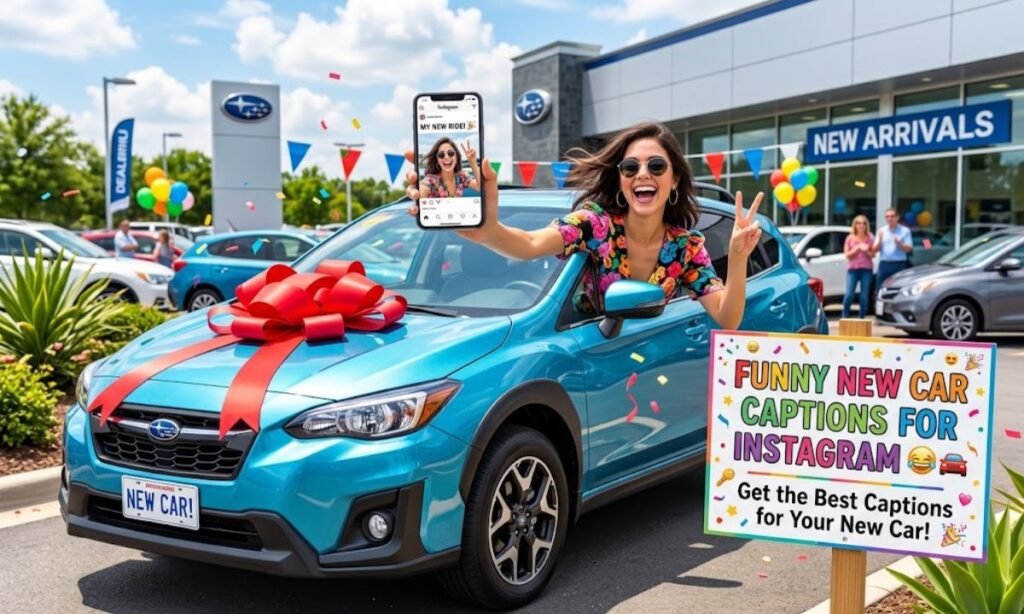Funny New Car Captions for Instagram 😂🚘
