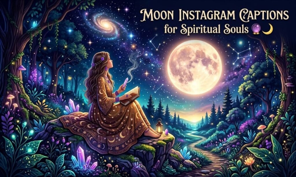 Moon Instagram Captions for Spiritual Souls 🔮🌙