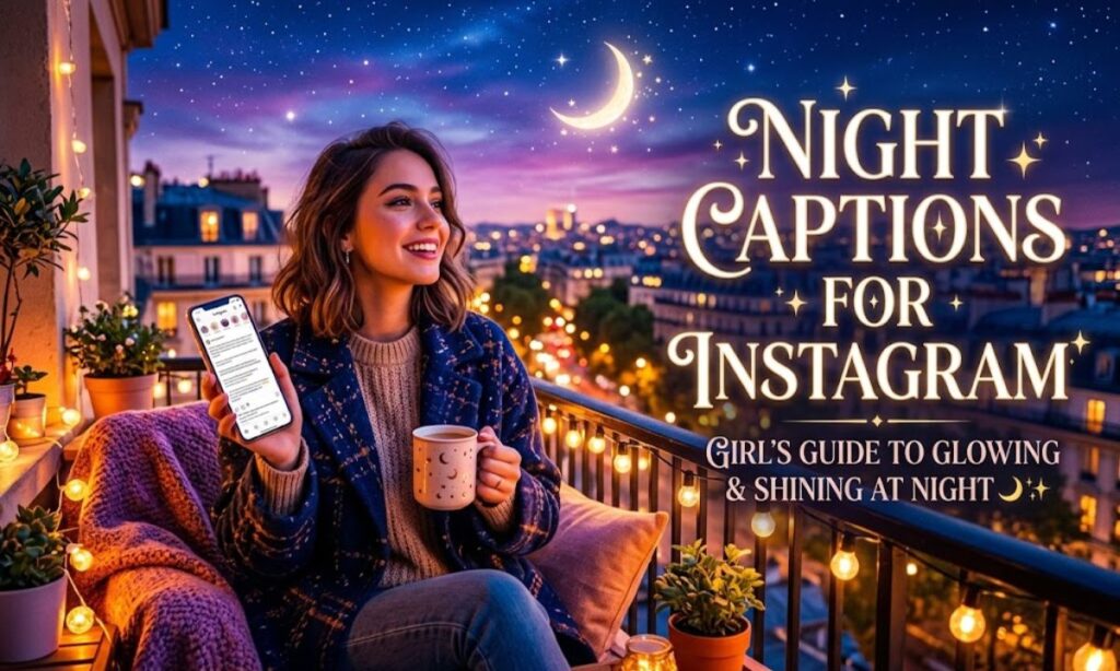 Night Captions Instagram for Girl 🌙
