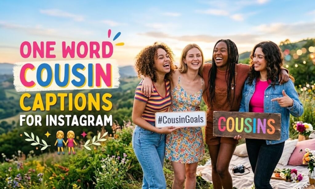 One Word Cousin Captions for Instagram 👯