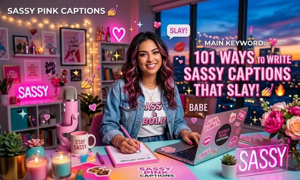 Sassy Pink Captions 💅