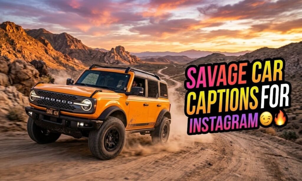 Savage Car Captions for Instagram 😏🔥