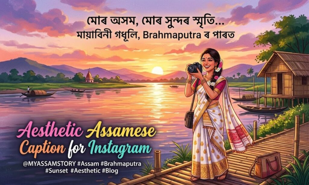🌅 Aesthetic Assamese Caption for Instagram
