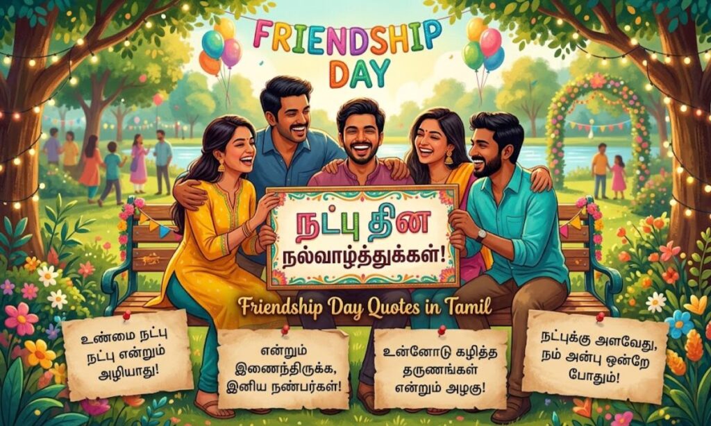 🎉 Friendship Day Quotes in Tamil