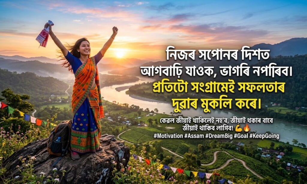 💪 Motivational Assamese Caption for Instagram
