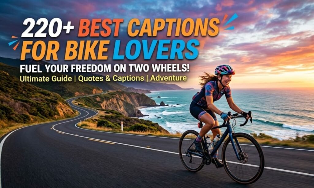 _220+ Best Captions for Bike Lovers