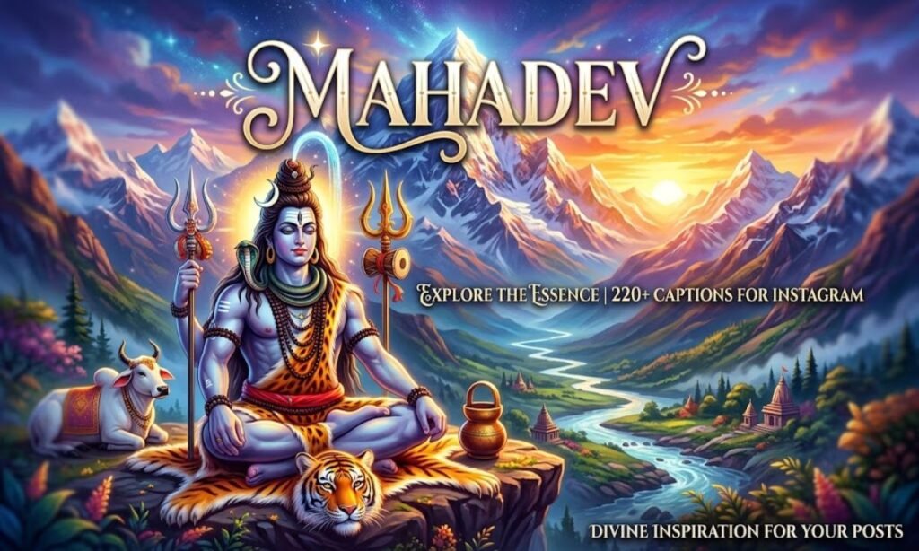 220+ Mahadev Captions for Instagram