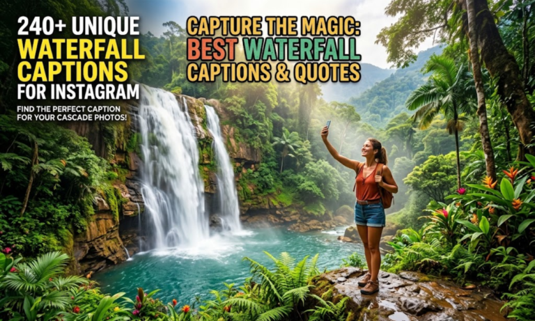_240+ Unique Waterfall Captions for Instagram