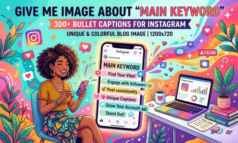 300+ Bullet Captions for Instagram