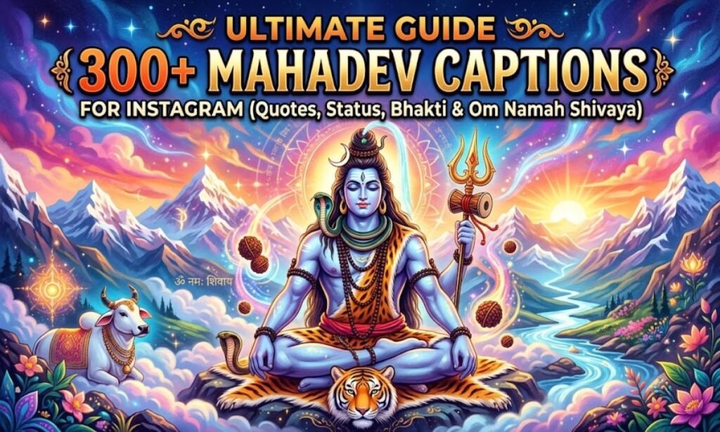_300+ Mahadev Captions for Instagram