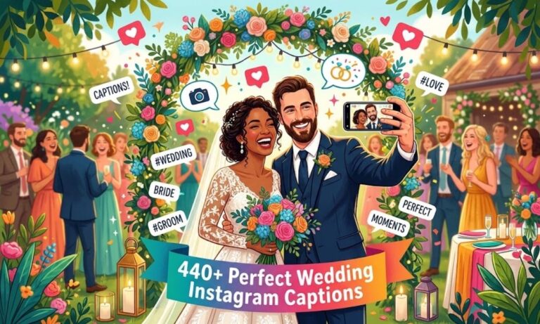 440+ Perfect Wedding Instagram Captions for Brides, Grooms & Guests 440+ Perfect Wedding Instagram Captions for Brides, Grooms & Guests 