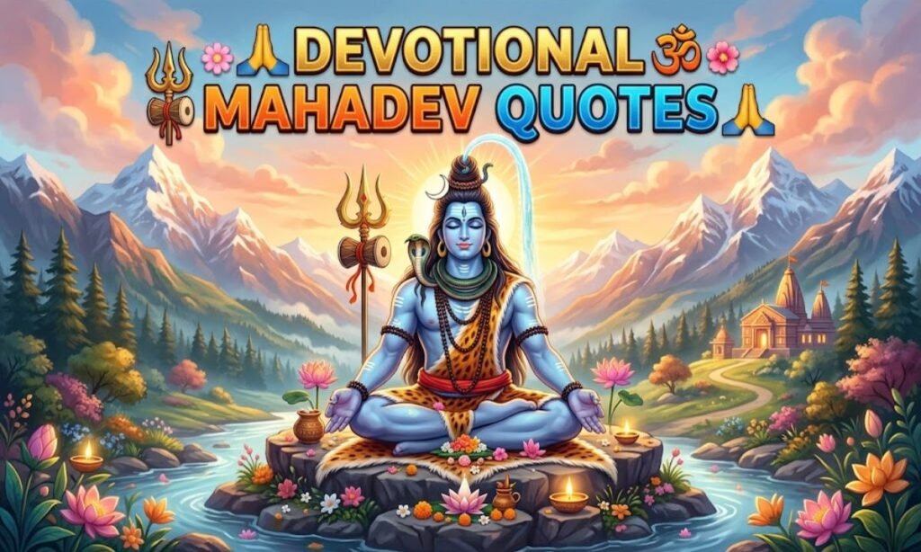 Devotional Mahadev Quotes 🙏