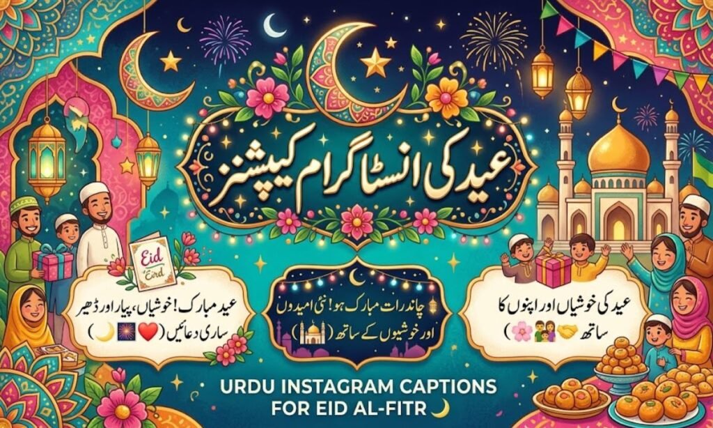 Eid Captions for Instagram in Urdu 🌙
