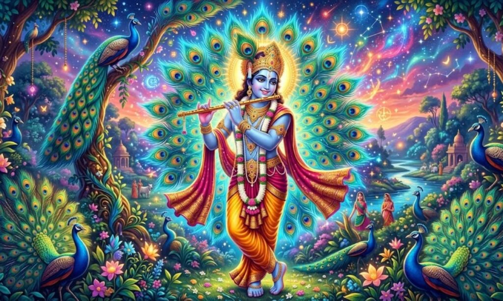 Krishna Caption for Instagram in Hindi