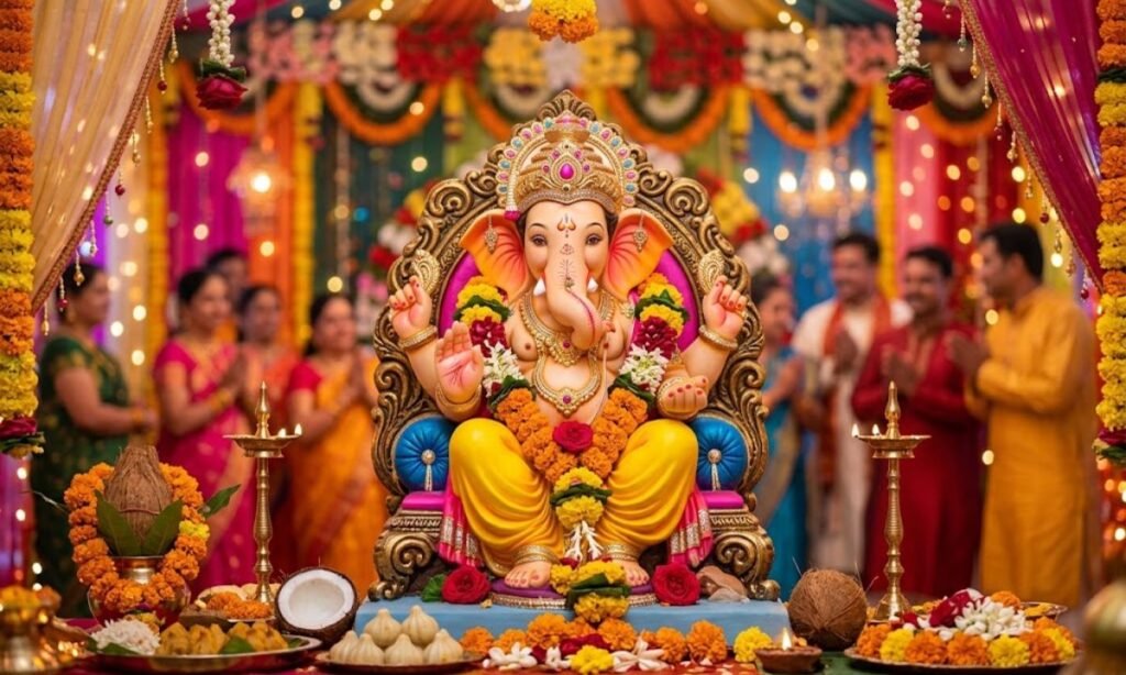 One Word Captions for Ganpati Bappa ✨