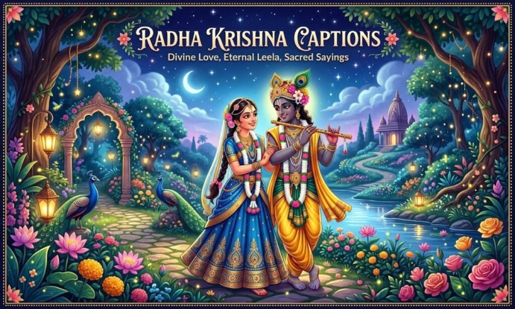 Radha Krishna Captions