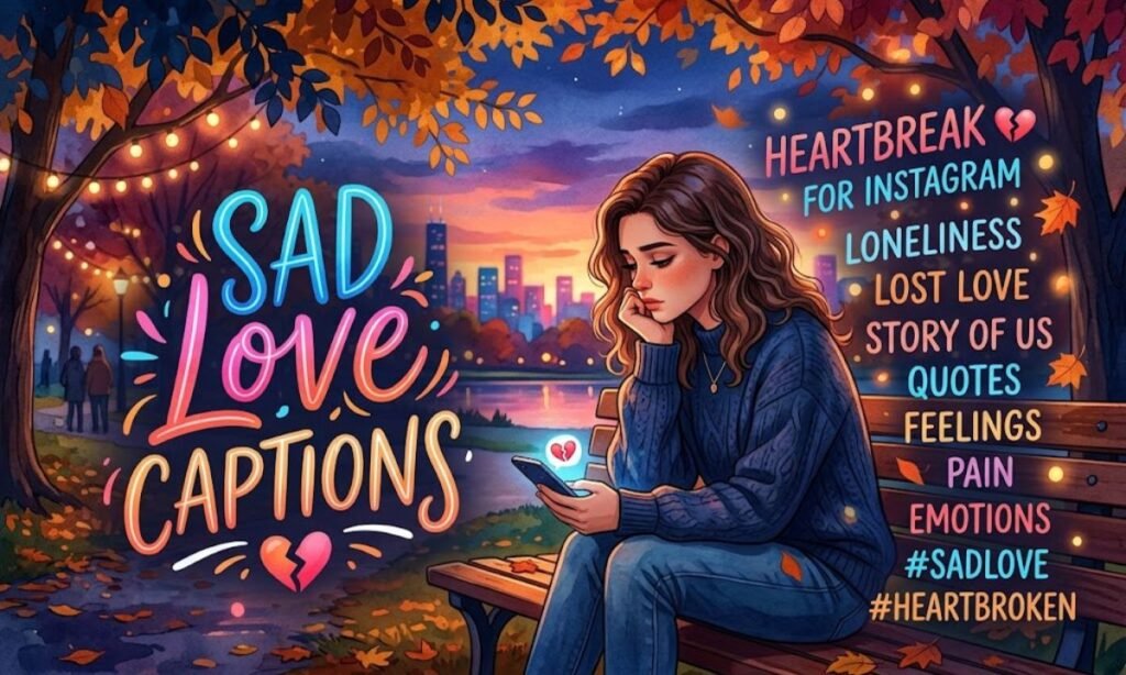 Sad Love Captions for Instagram 💔