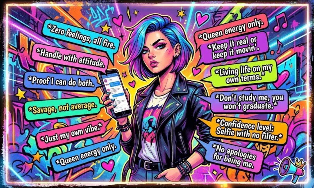 Savage & Attitude Bullet Captions for Instagram