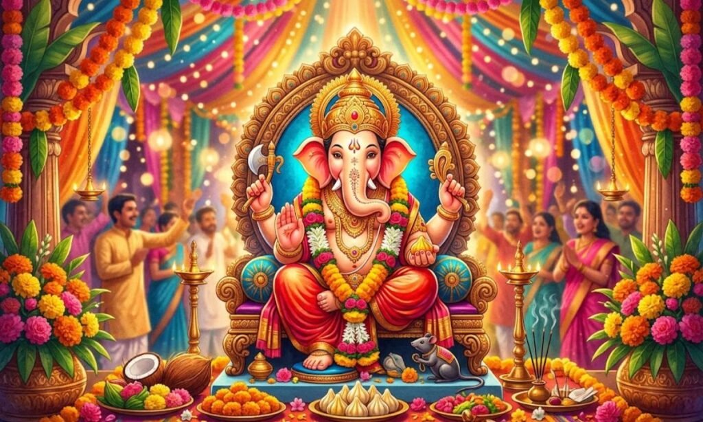 Short Captions for Ganpati Bappa for Instagram 📷