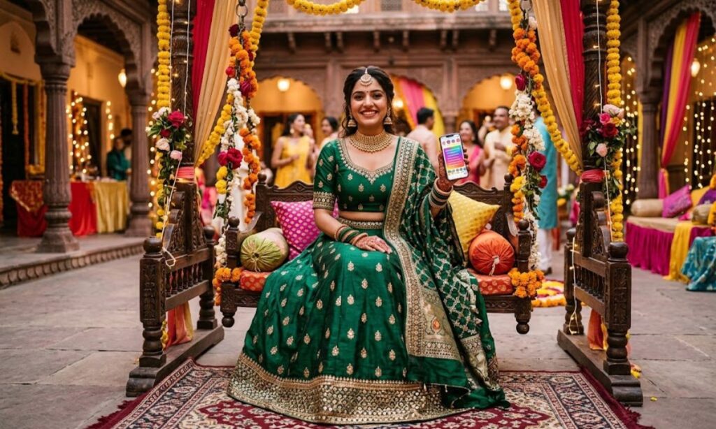 Traditional Look Captions for Instagram for Girl 👑