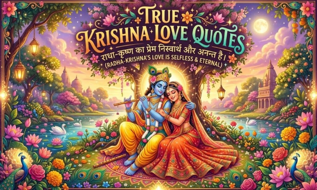 💖 True Krishna Love Quotes
