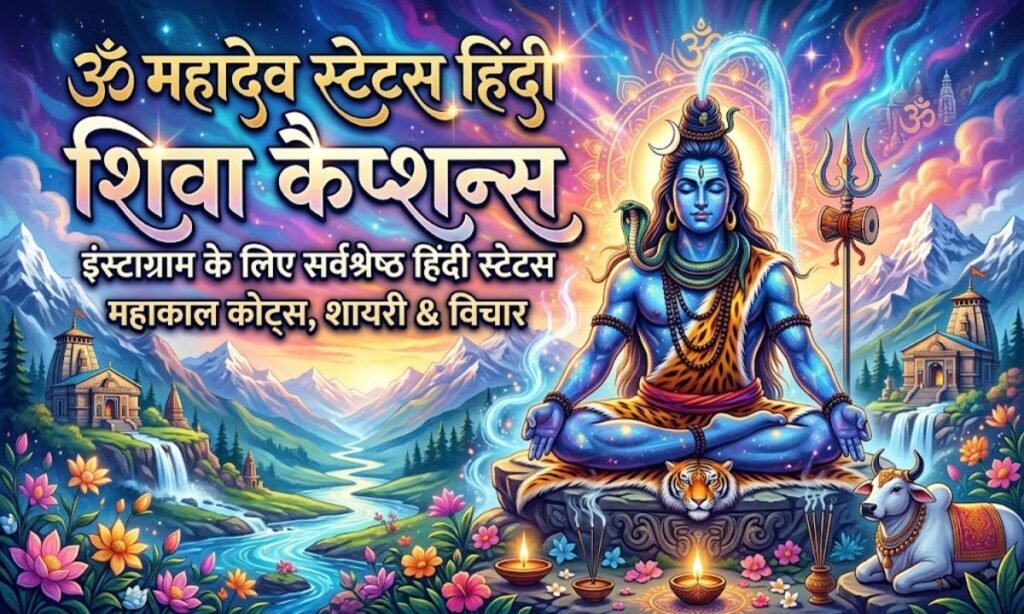 🕉️ Shiva Captions for Instagram Hindi