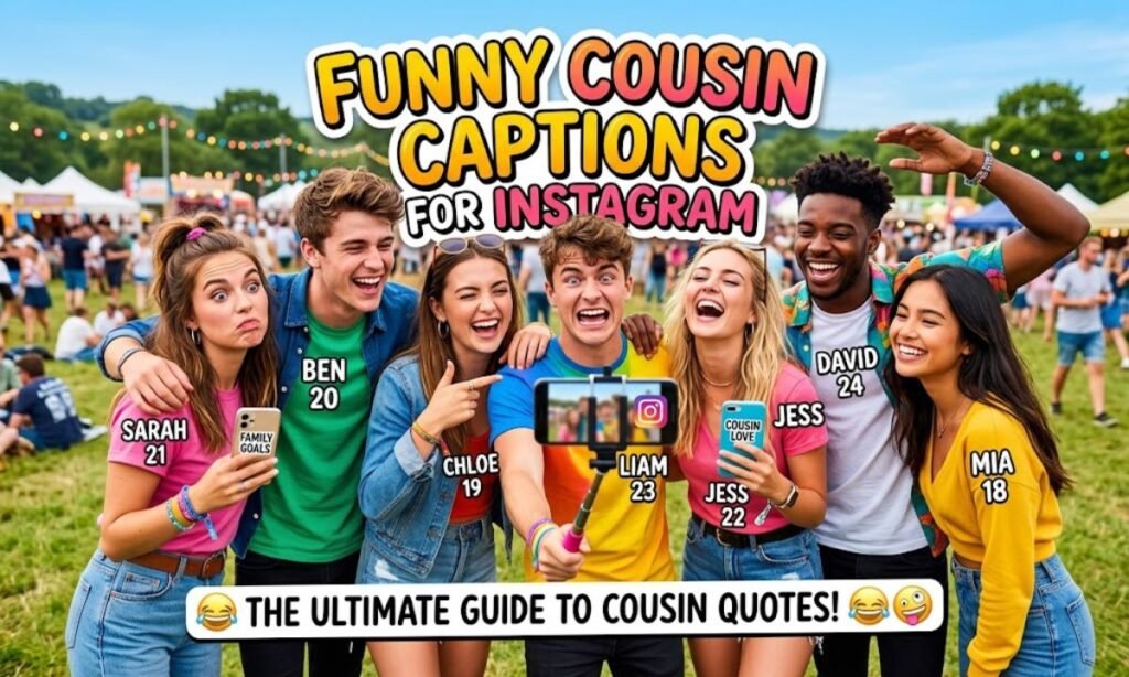 😂 Funny Cousin Captions for Instagram
