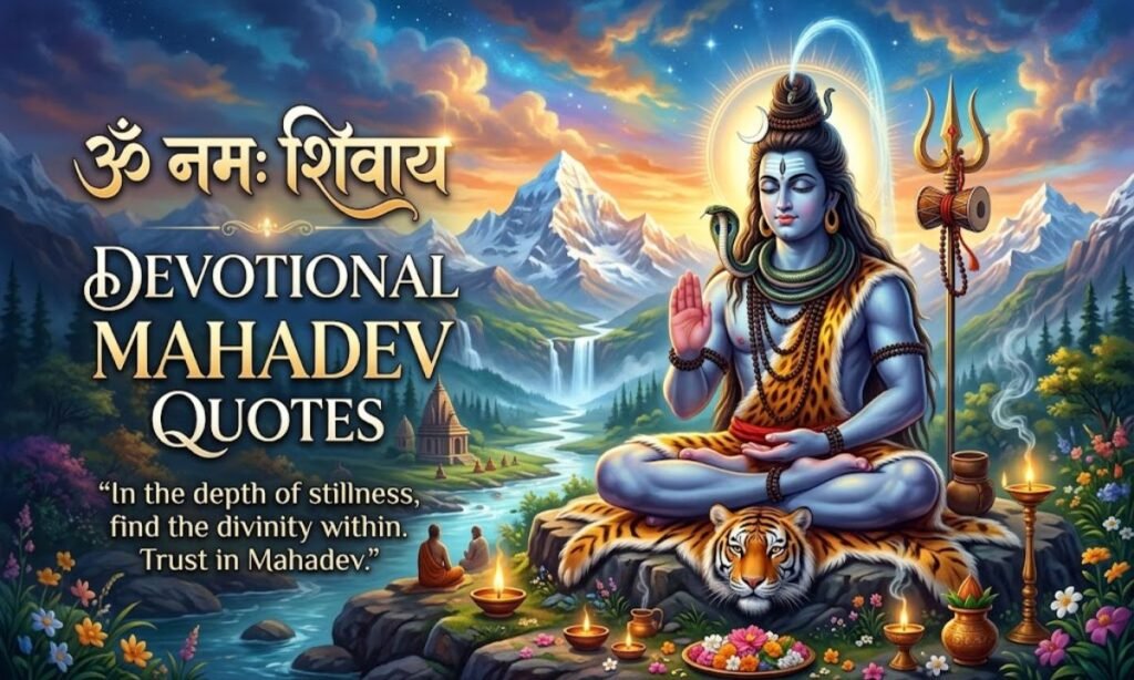 🙏 Devotional Mahadev Quotes