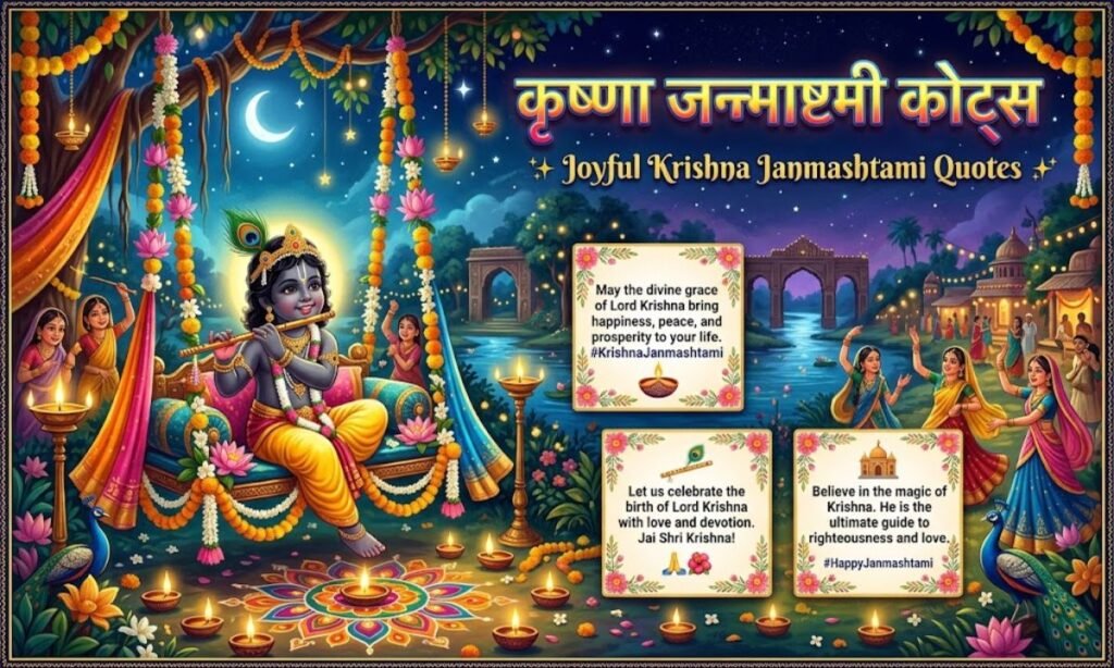 🪔 Krishna Janmashtami Quotes