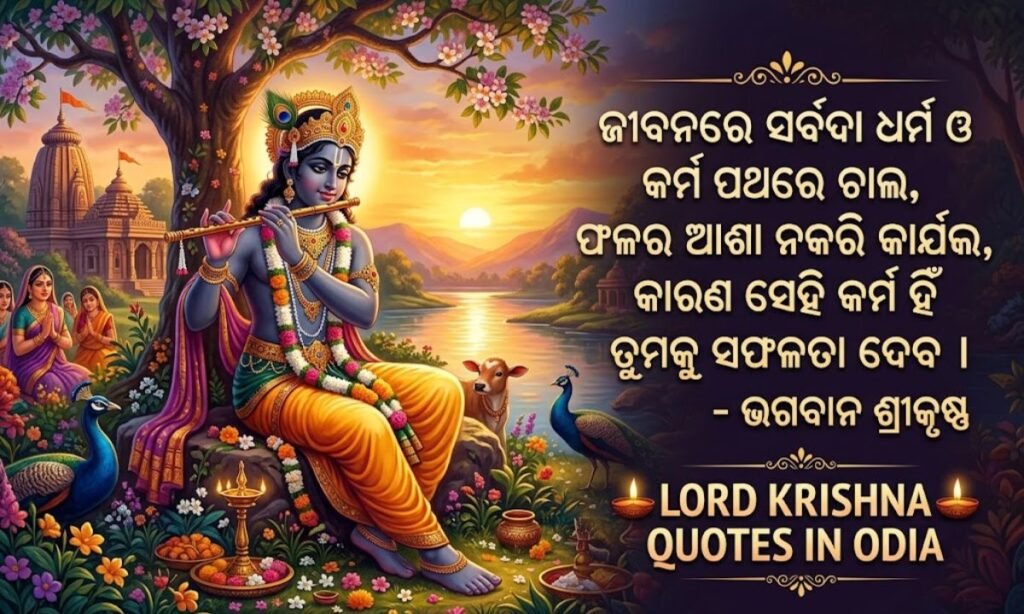 🪔 Lord Krishna Quotes in Odia
