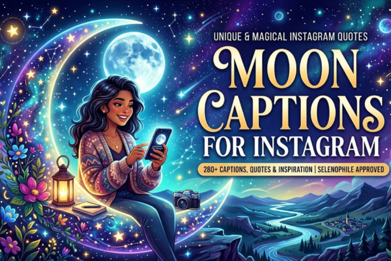 _280+ Moon Captions For Instagram