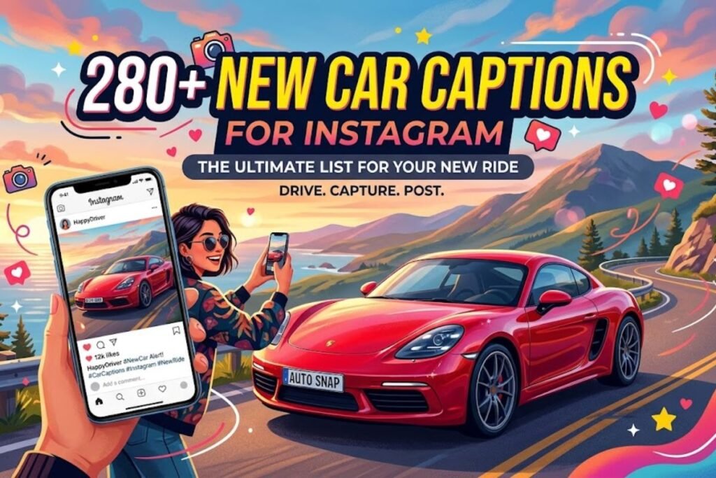 280+ New Car Captions for Instagram