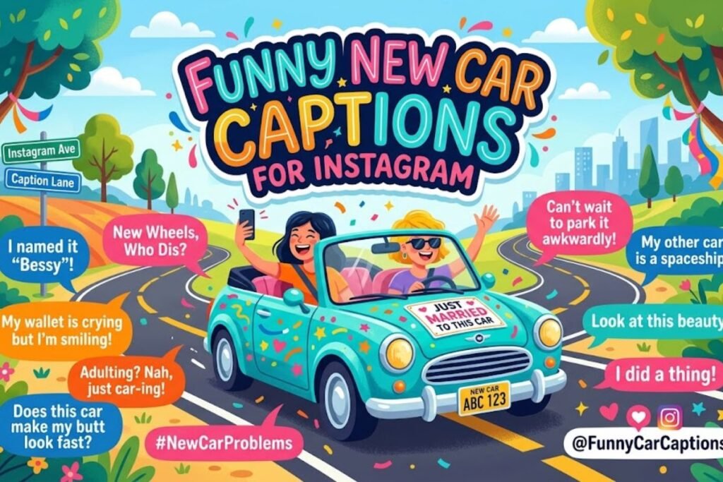 Funny New Car Captions for Instagram