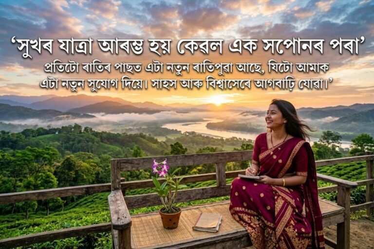 Motivational Assamese Caption for Instagram